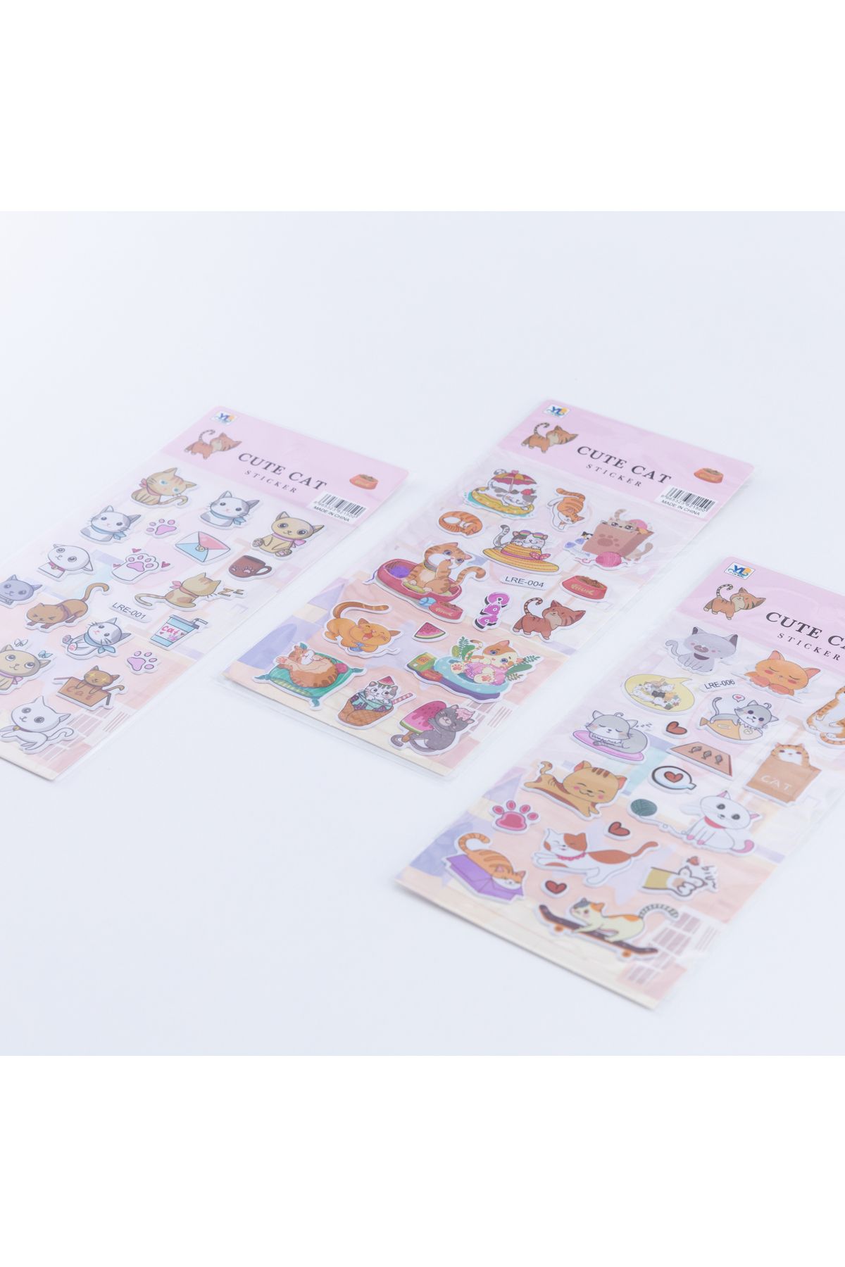 Bimotif 3 adet evcil hayvanlar sticker seti
