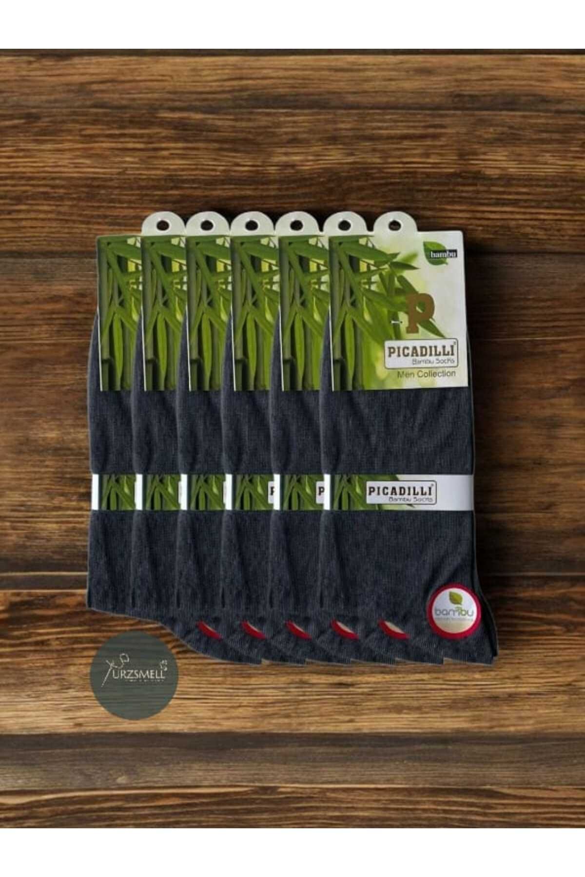 urzsmell 6'lı Paket Premium Erkek Yazlık İnce Bambu Soket Çorap