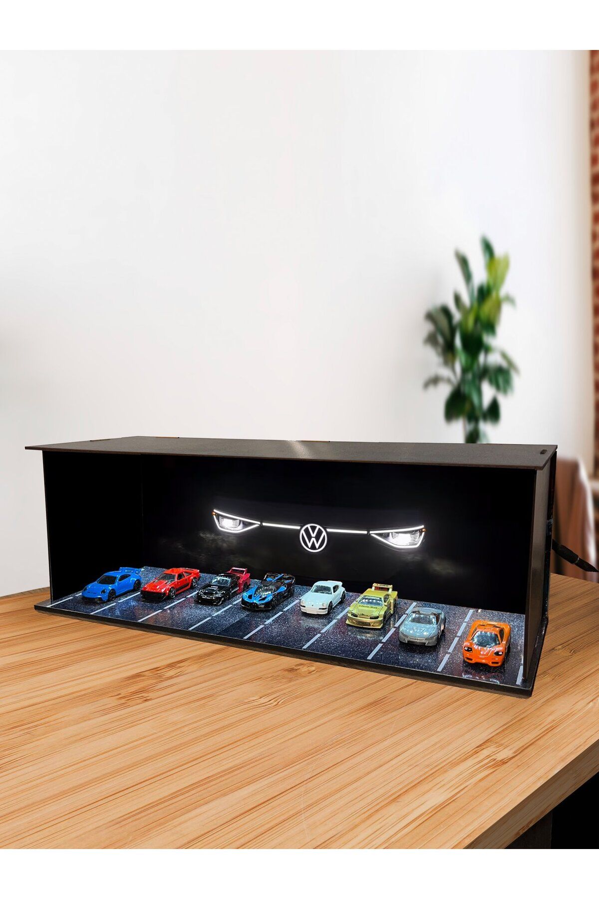 Home LED AYDINLATMALI ARABA KOLEKSİYON VİTRİNİ GARAJ