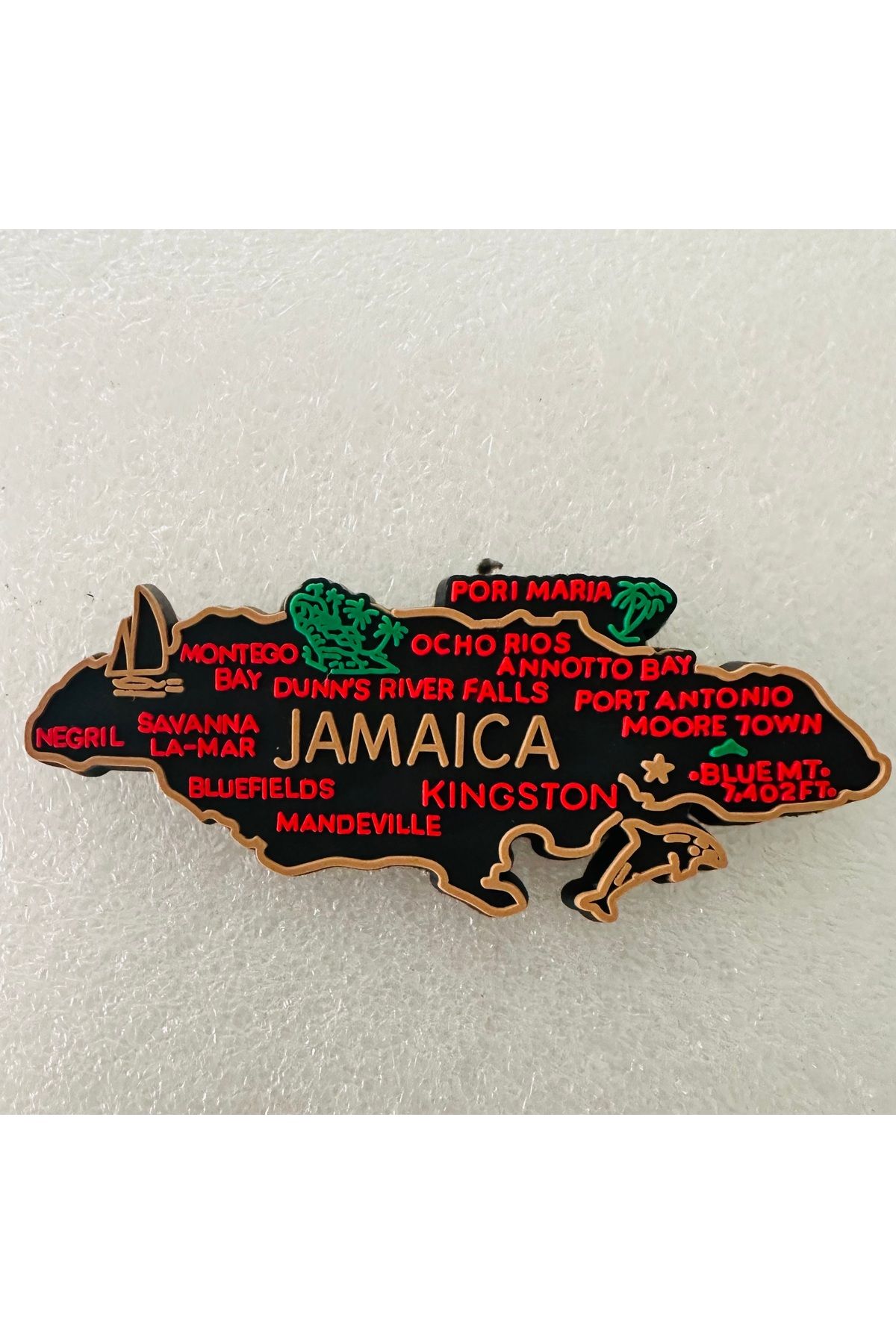 Magnetix Jamaica plastik magnet.