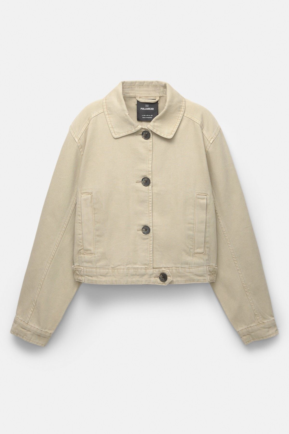 Pull & Bear-Worker jacket with buttons 2