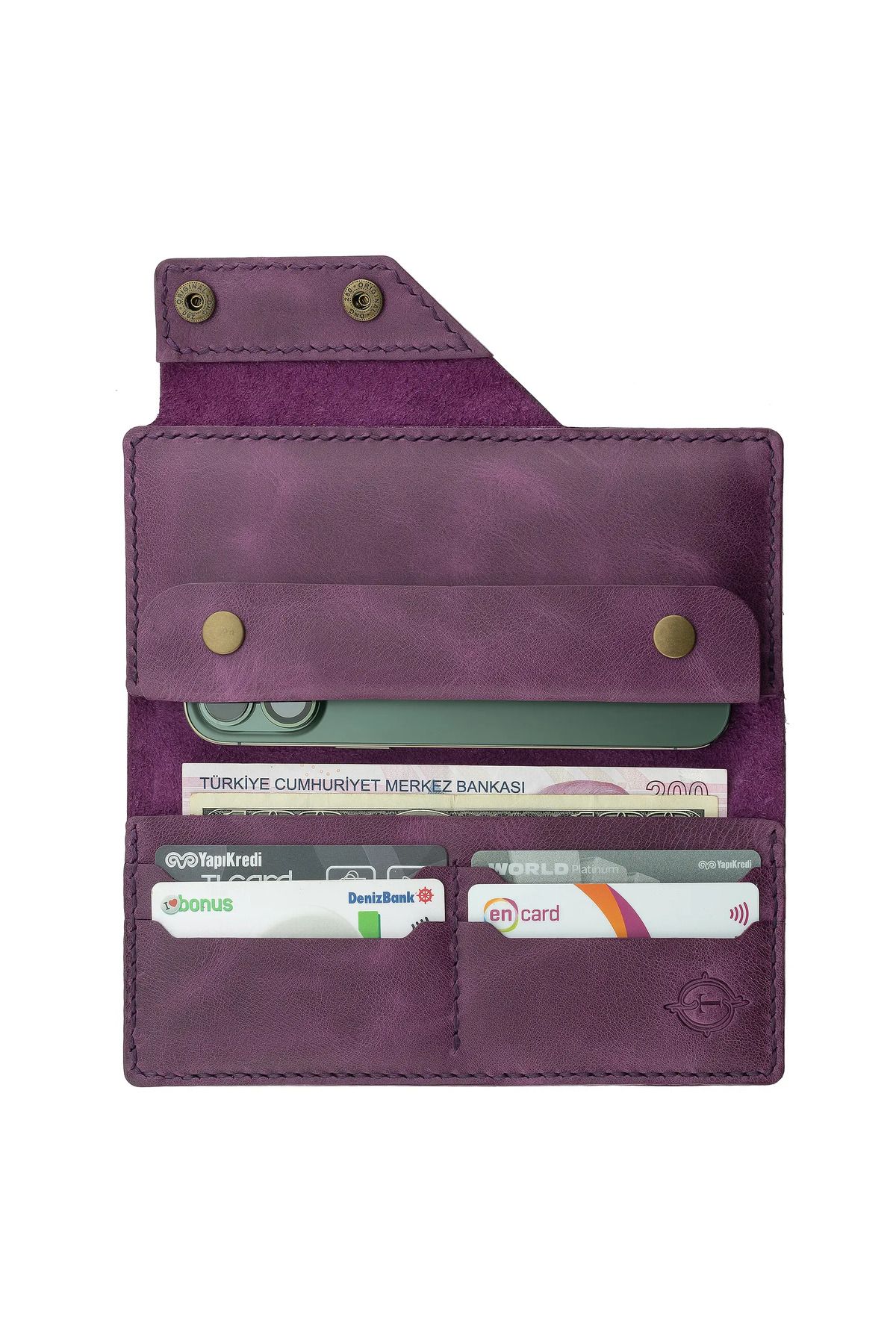 twingold Kişiselleştirilebilir Rainbow Dikey Çıtçıtlı Uzun Cüzdan