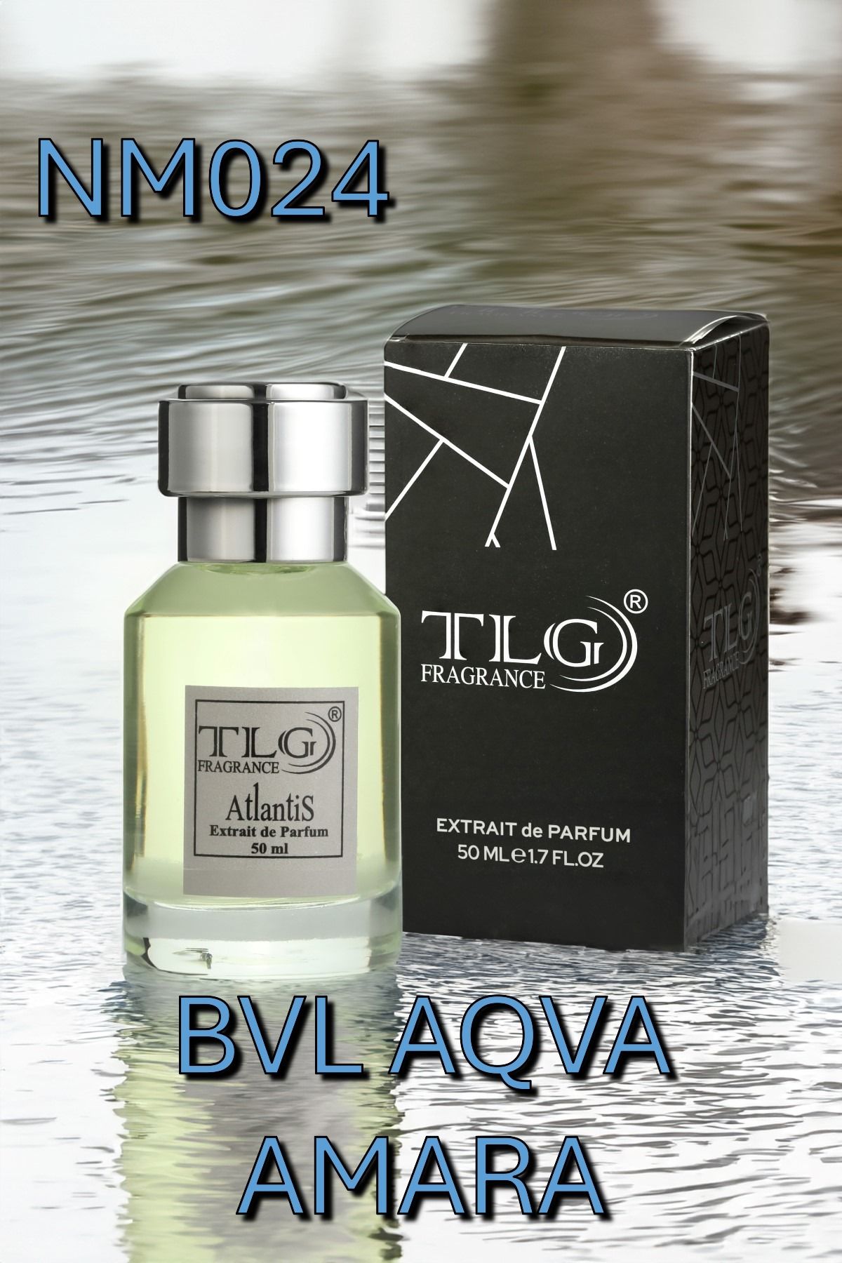 TLG TLGNM024e050 Bvl Aqva Amara Niche Extrait Erkek Parfümü, 50 ml