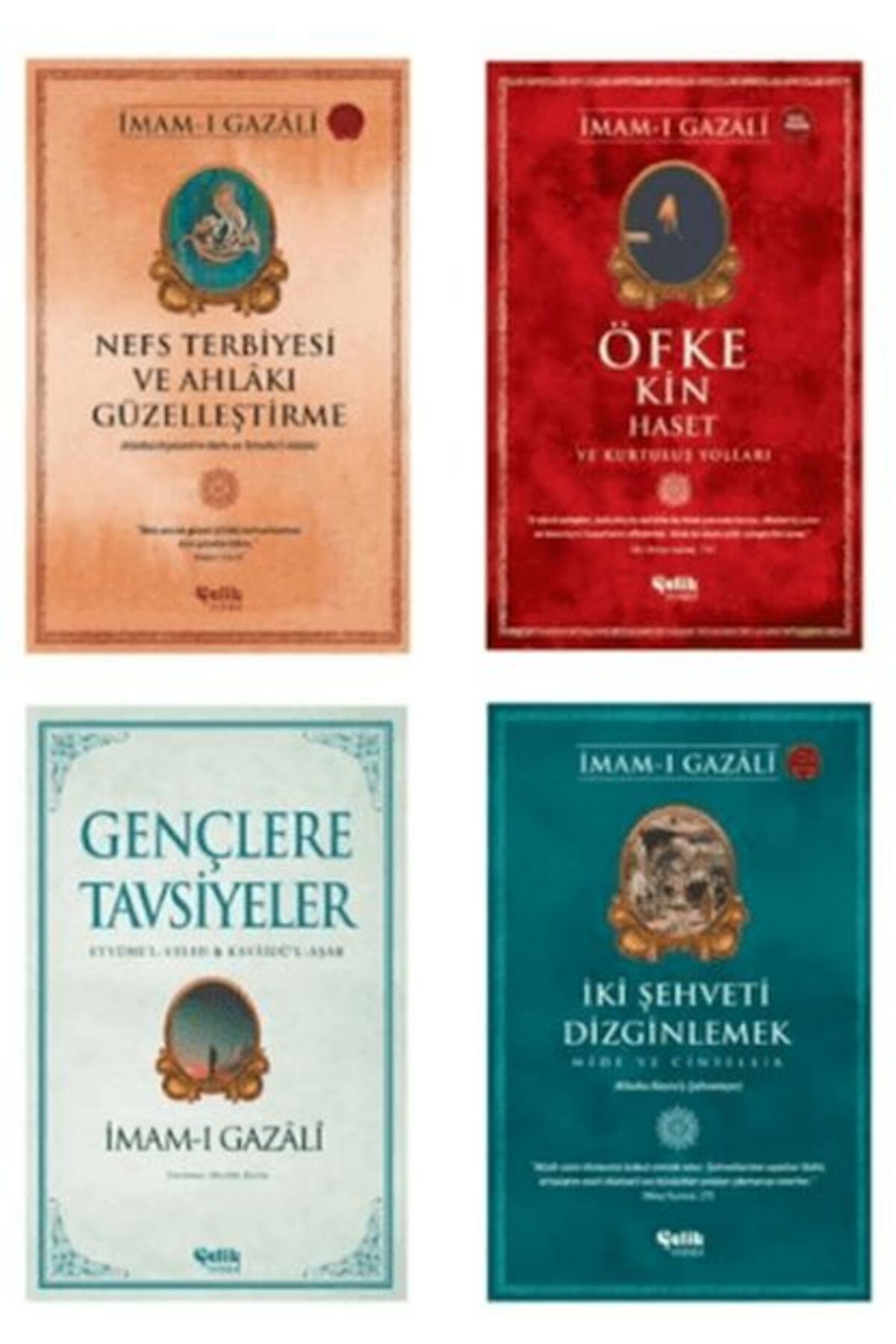 Çelik Yayınevi İmam Gazali Nefs Terbiyesi Seti (4 Kitap)