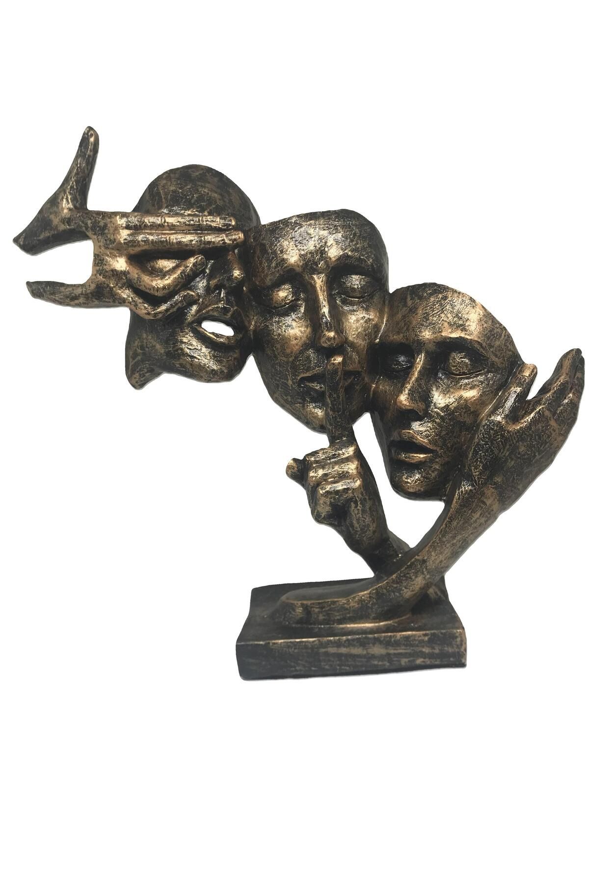 Şans Hediyelik Görmedim Duymadım Bilmiyorum Mask Biblo