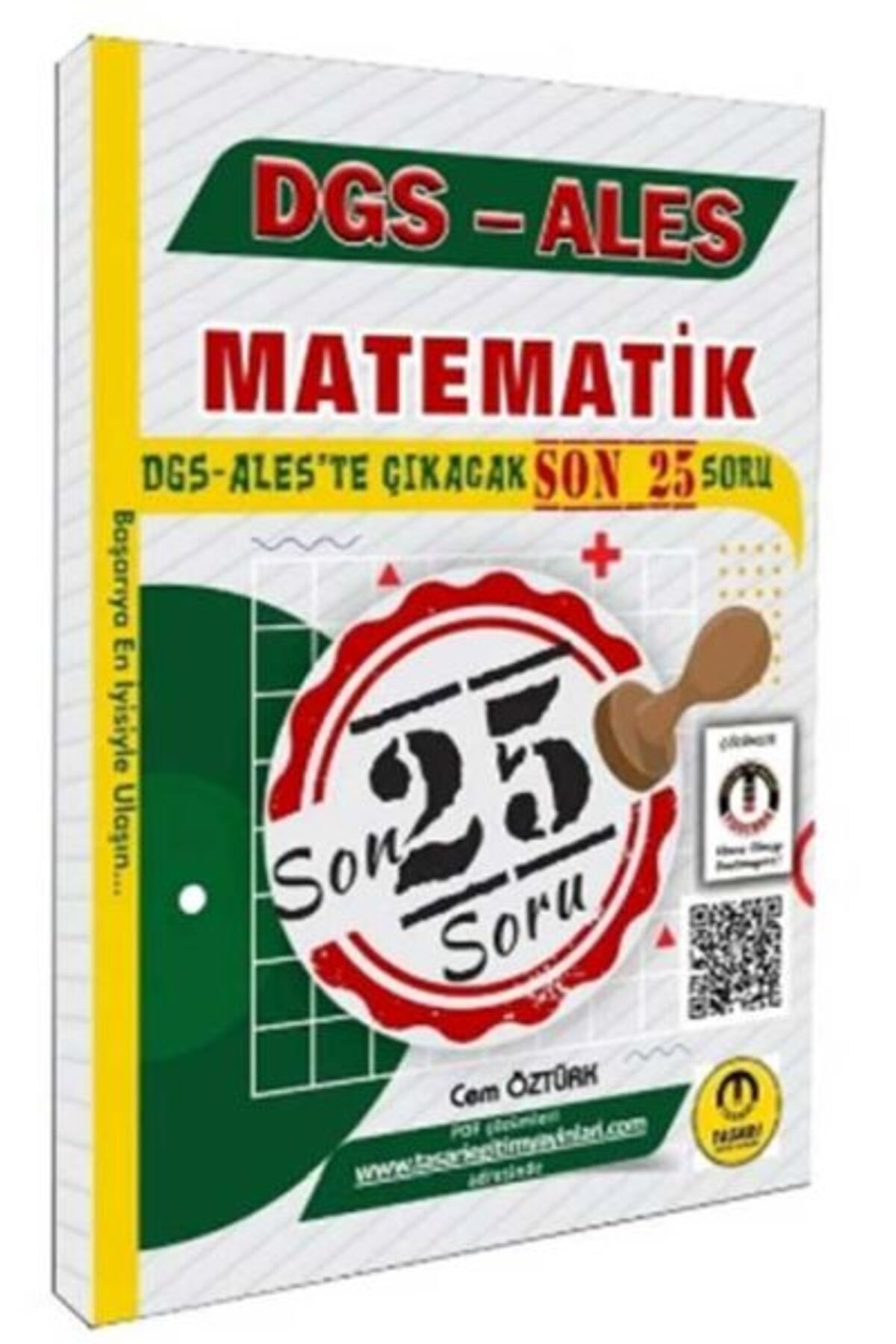 Destek Yayınları Tasarı DGS ALES Matematik Son 25 Çıkacak Soru Bankası