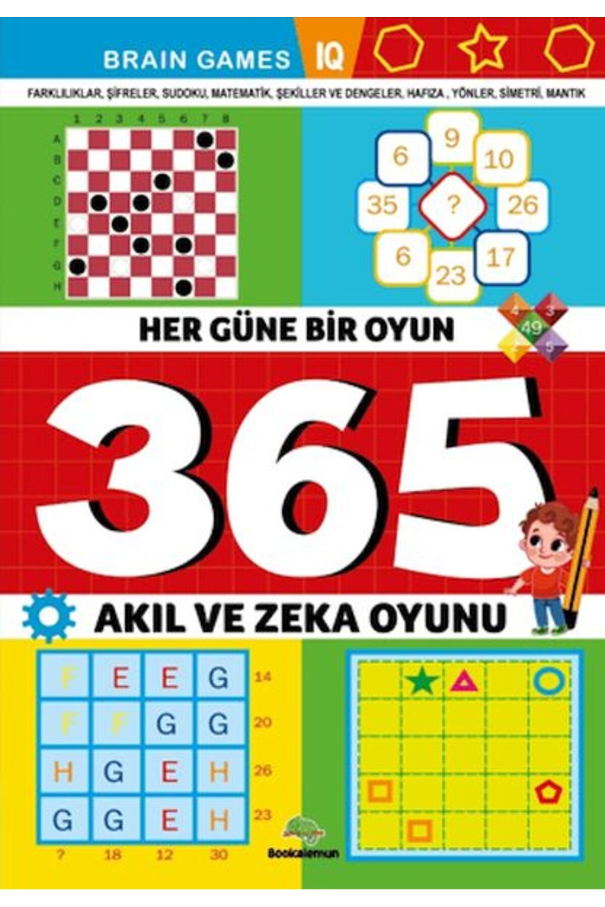 bookalemun yayınevi Her Güne Bir Oyun 365 Akıl ve Zeka Oyunu