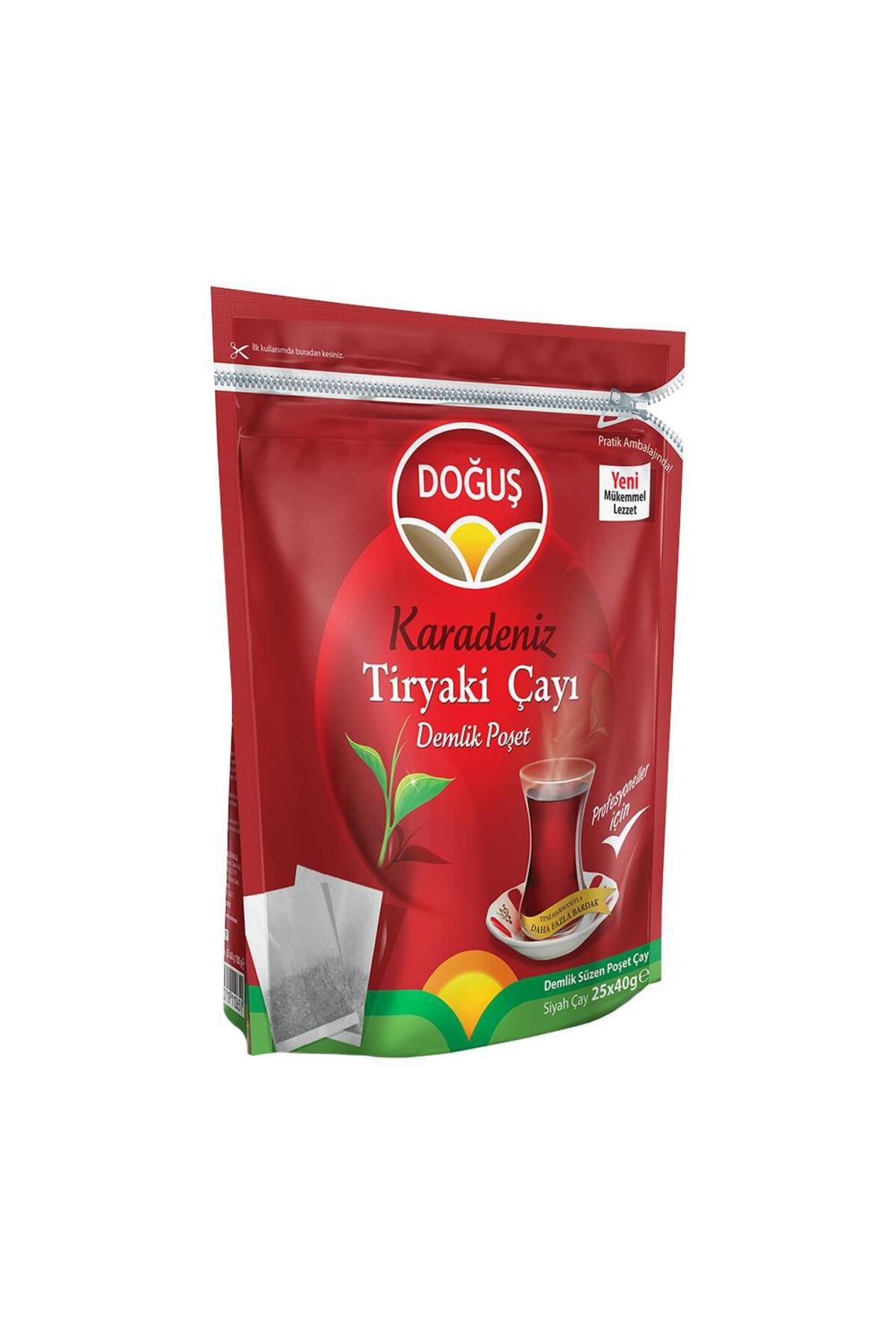 Karadeniz Tiryaki Jumbo Demlik Poşet Çay 40 g x 25 Adet
