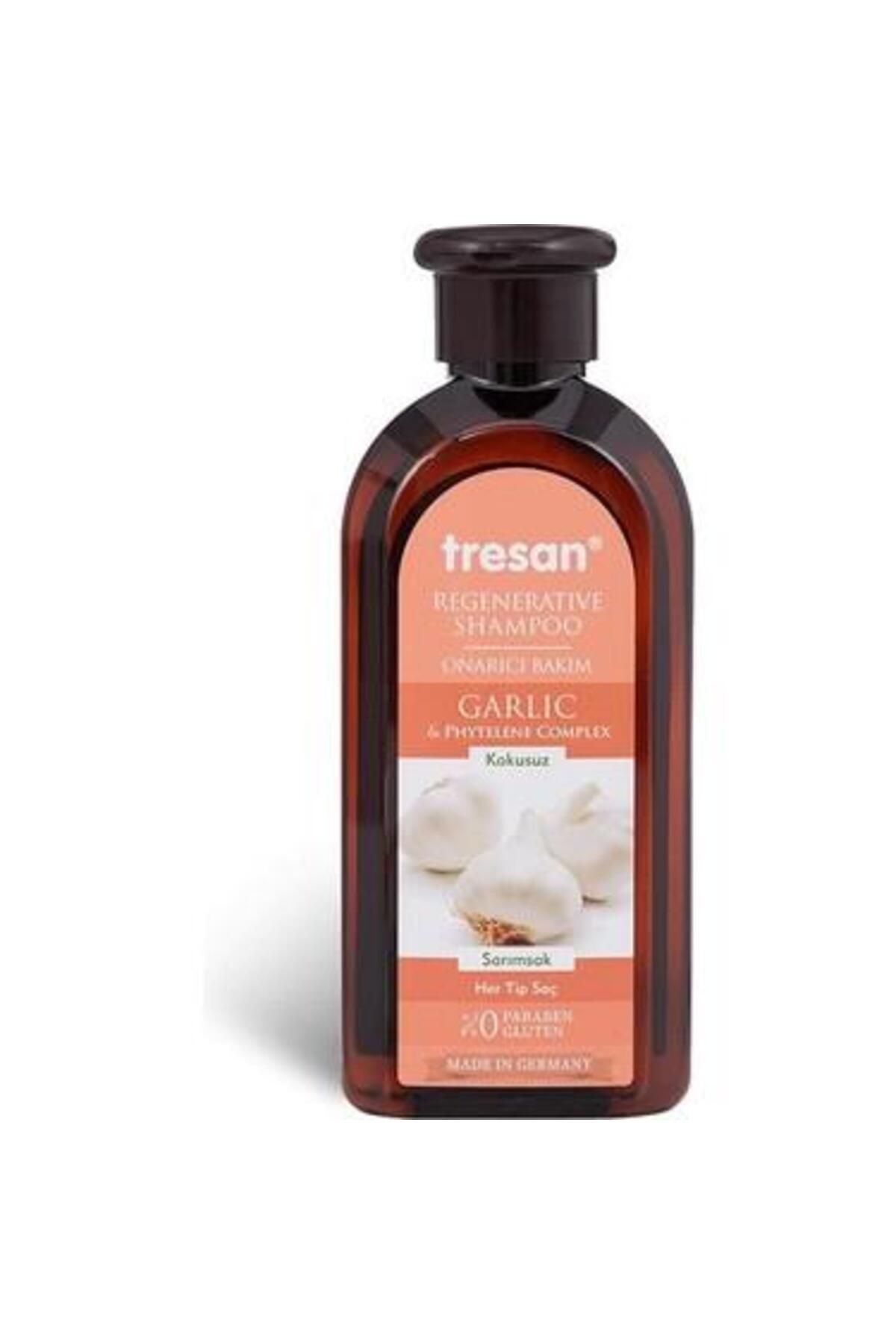 Tresan Sarımsak Onarıcı Bakım Şampuanı ( Kokusuz ) 300 ml