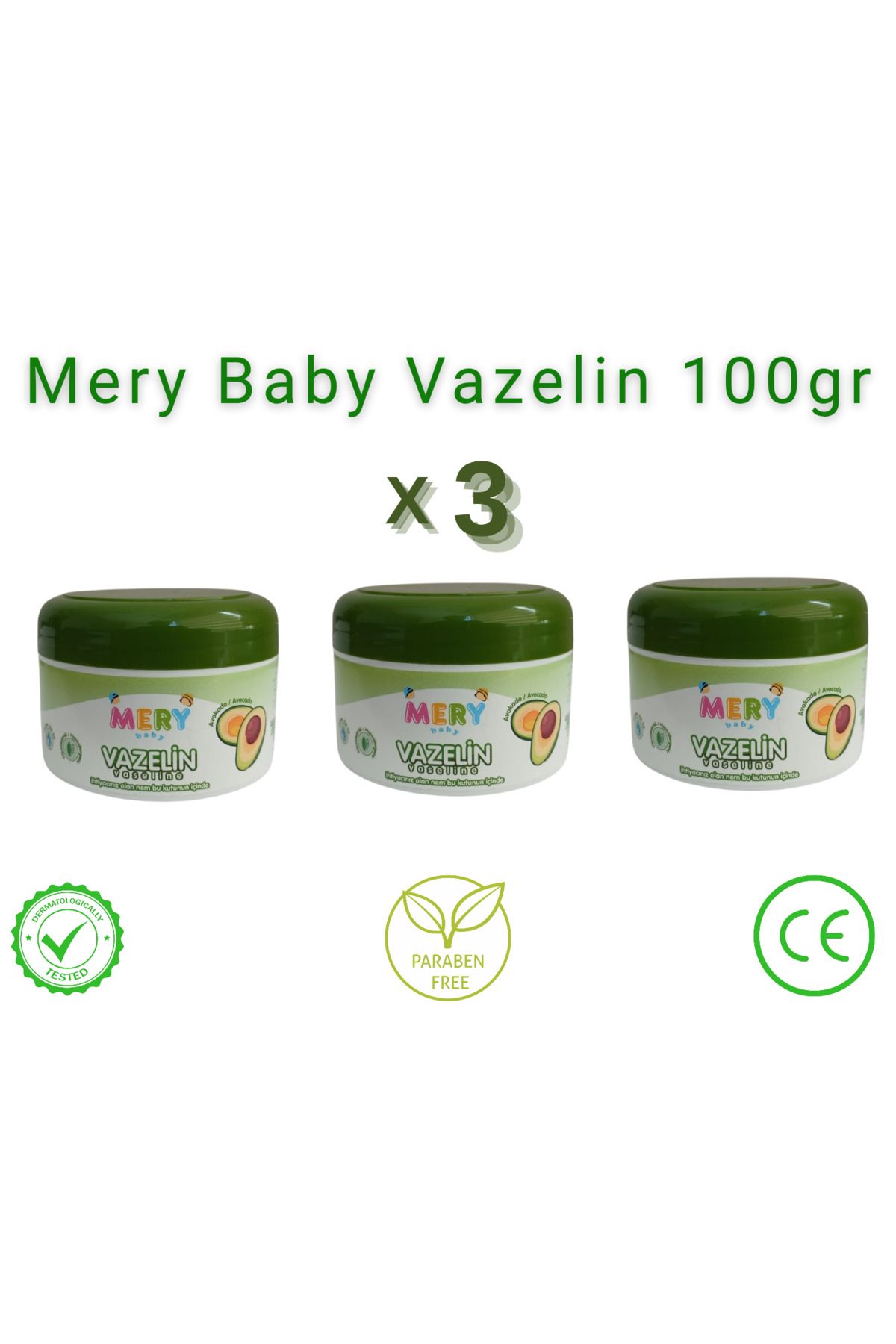 Mery Baby Vazelin 100gr ( 3 ADET )