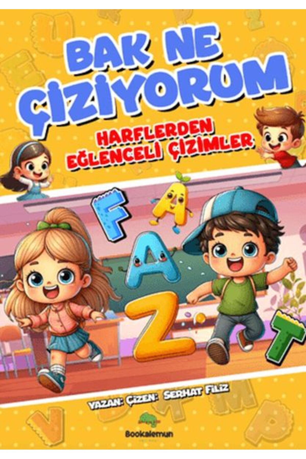 bookalemun yayınevi Bak Ne Çiziyorum Harflerden Eğlenceli Çizimler