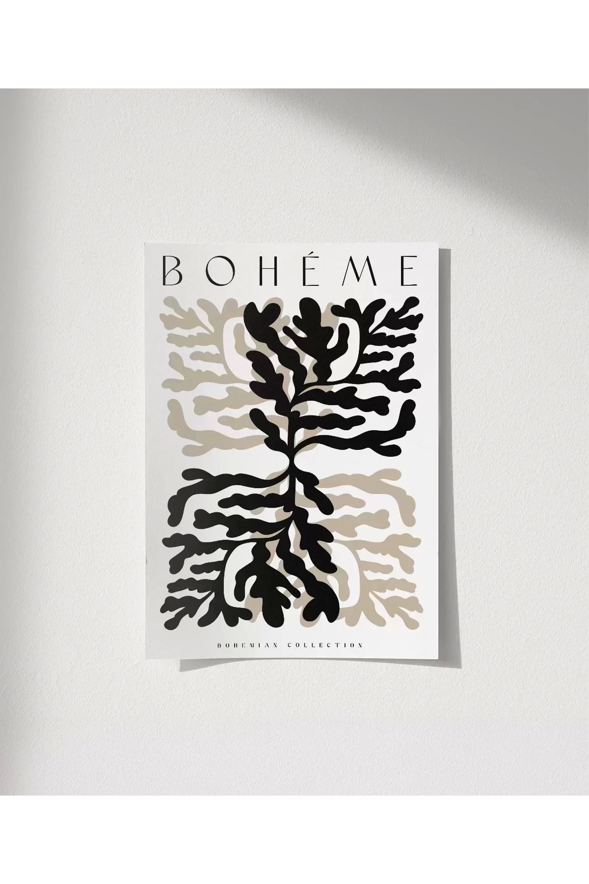 VOGLOO Çerçevesiz Poster Bohem Bitki