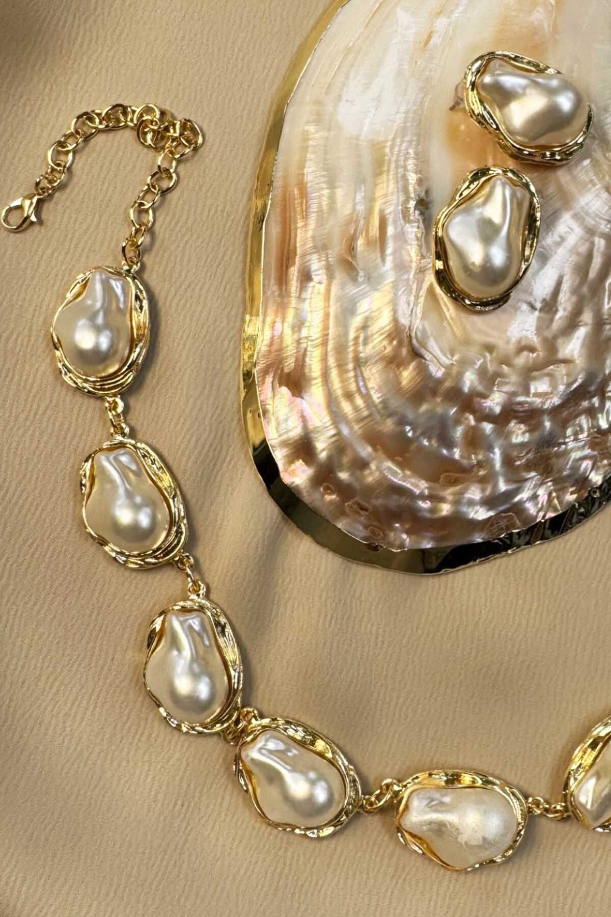 BYP Atelier İnci Ruhu Set Gold