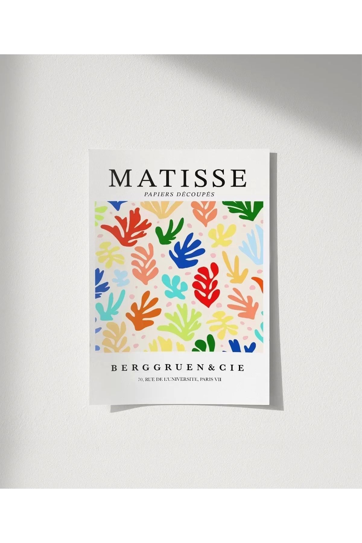 VOGLOO Çerçevesiz Poster Matisse Papiers Découpés No 2