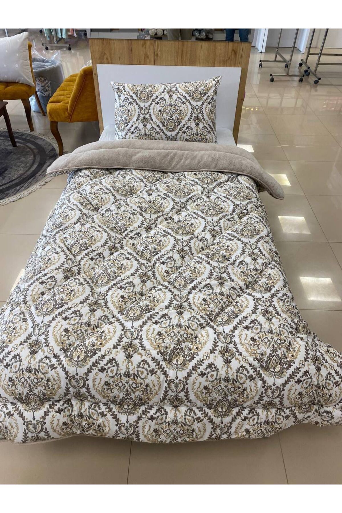VİLERA HOME YUMUŞACIK CAPPİCCİNO WELSOFT TEK KİŞİLİK YORGAN(YASTIK KILIFLI)