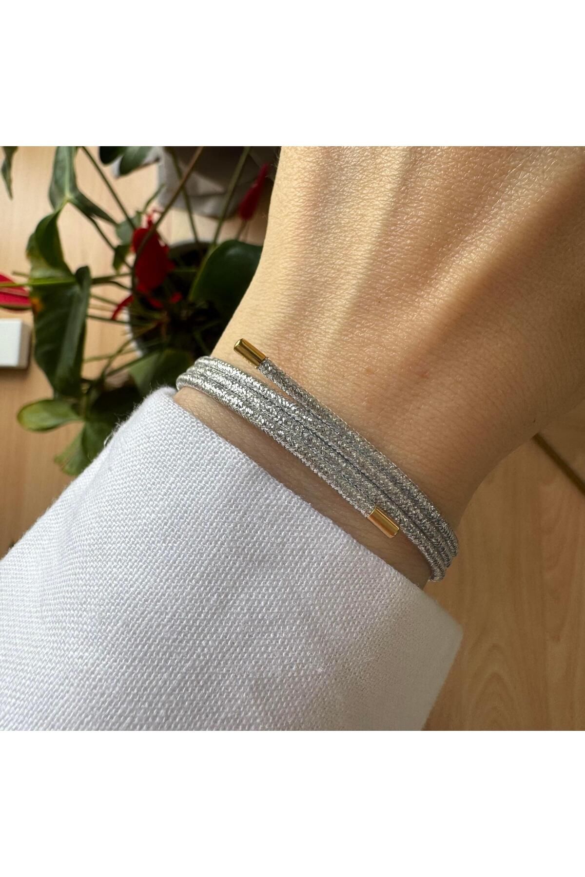 Venus Design Renkli Mıknatıslı İp Bileklik- Kolye- Halhal