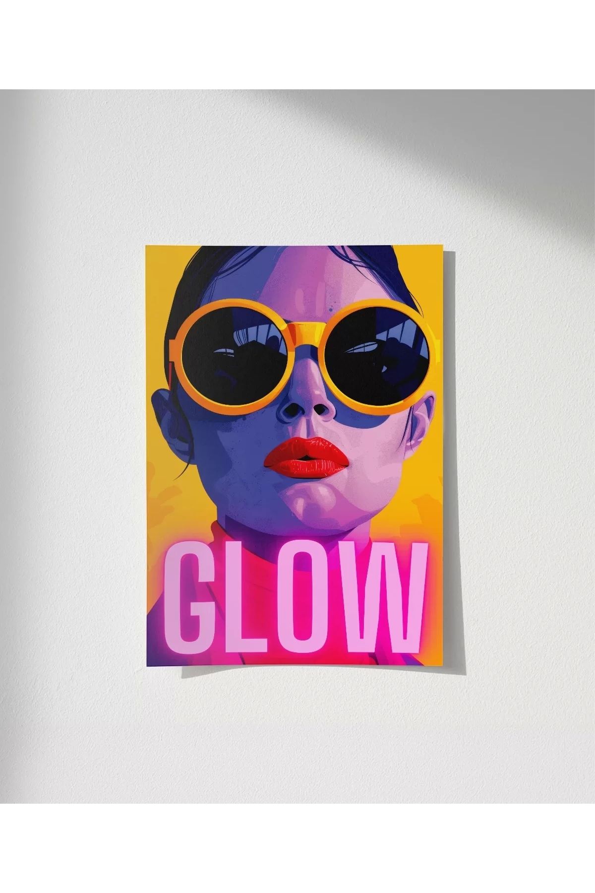 VOGLOO Çerçevesiz Poster Parlak Bakış