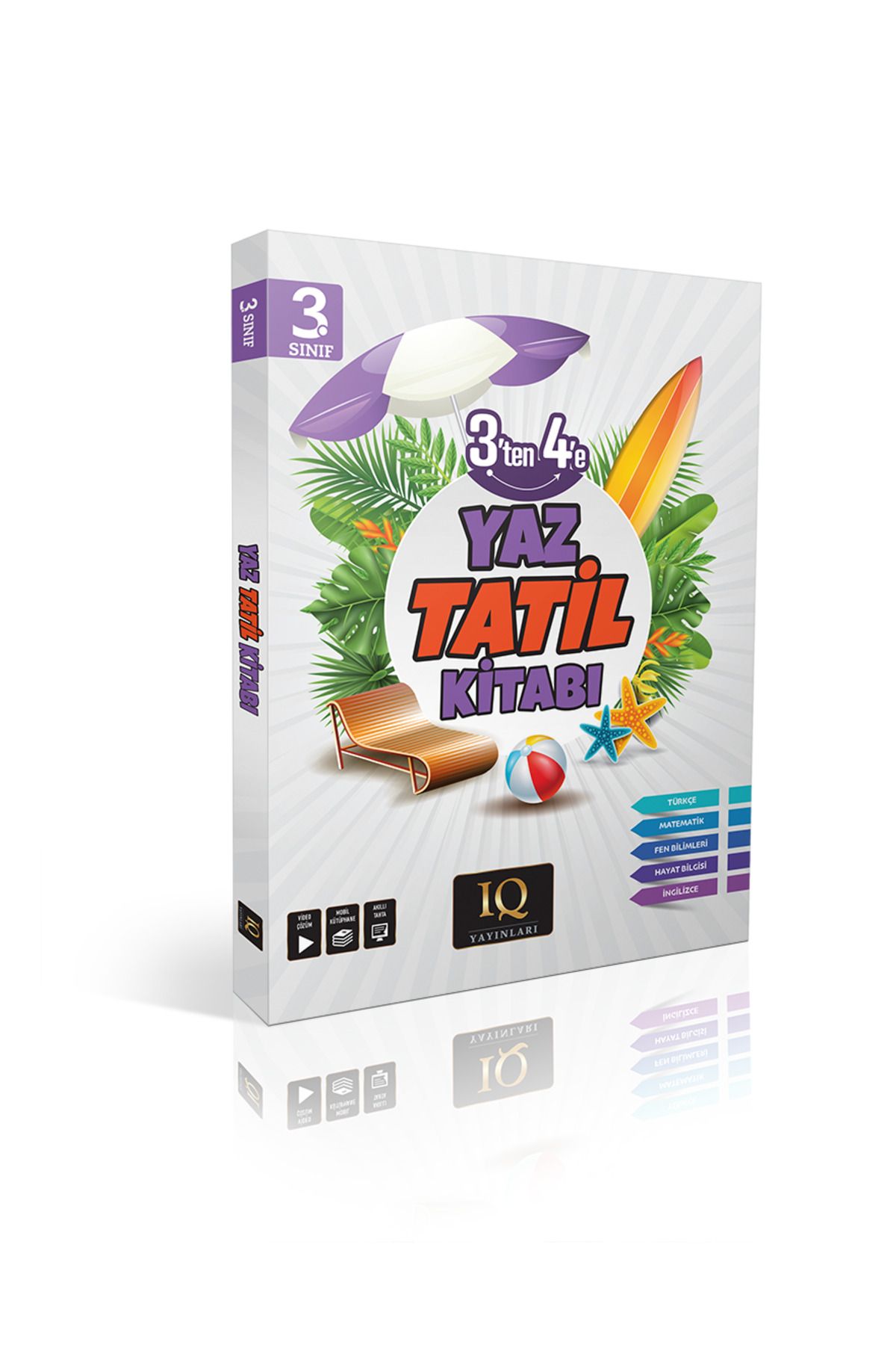 IQ YAYINLARI IQ Yayınları, 3. Sınıf Yaz Tatil Kitabı, 3'den 4'e Soru Bankası