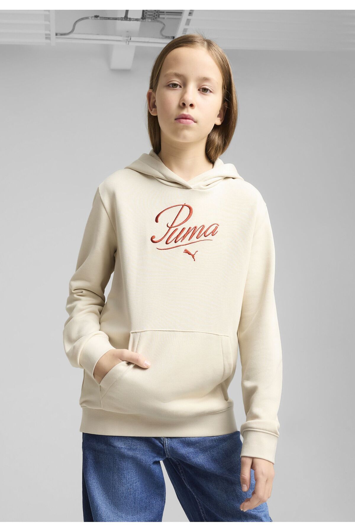 Puma-Essentials Script Mikina pro mládež 5