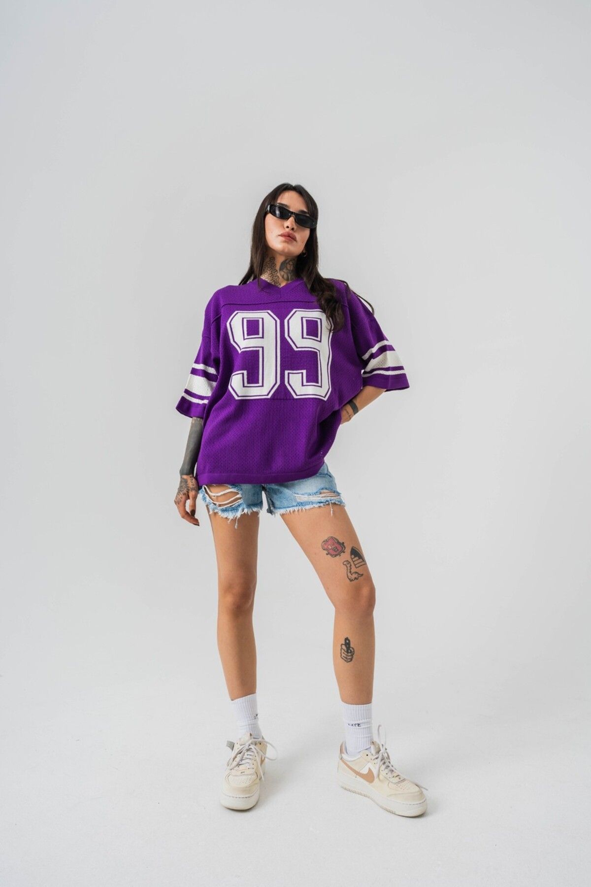 go gang own 99 Knit Oversize Triko T-shirt