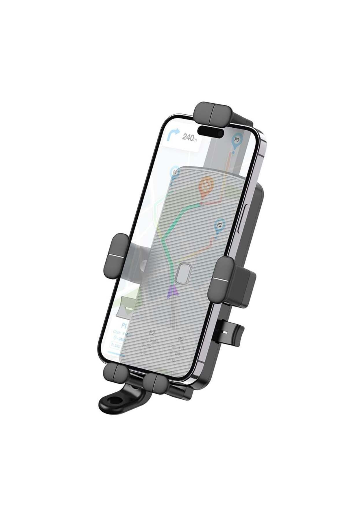 X-Level X-Moto Motosiklet ve Bisiklet Telefon Tutucu - Siyah