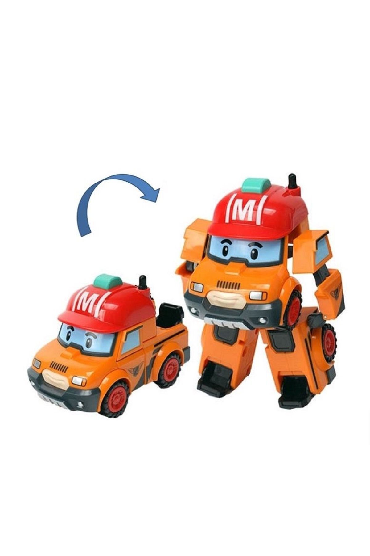 PeriYedi Poli Mark Dönüşen Araç Robot Figür Lisanslı