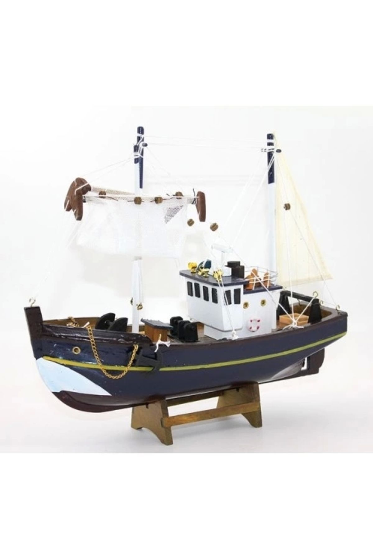 PRATİKOBA Ahşap Gemi Model 7