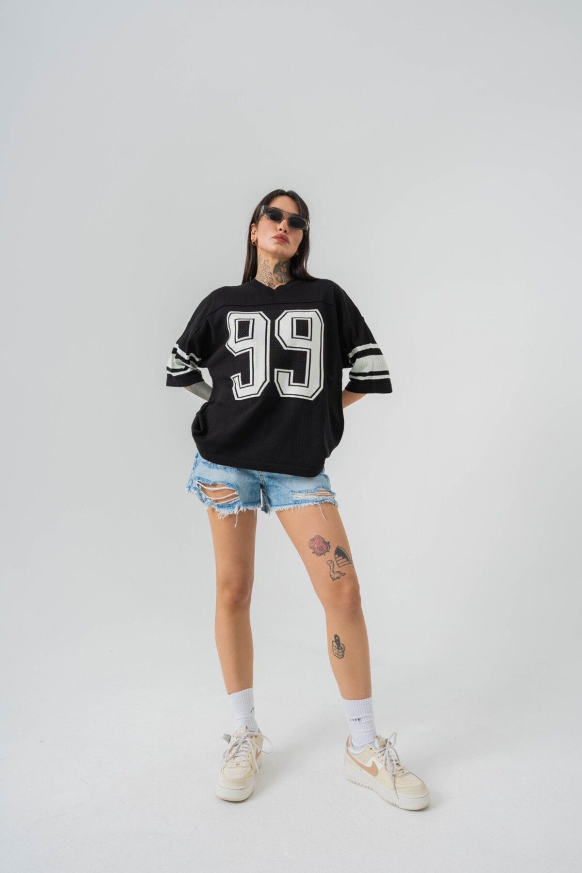 go gang own 99 Knit Oversize Triko T-shirt