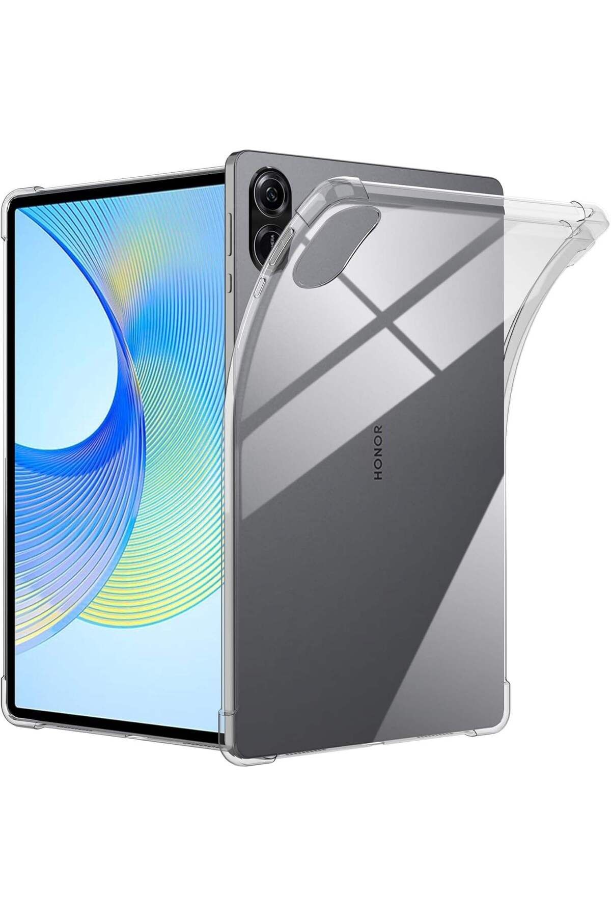 Five-online Honor Pad X9 (11.5 inc) Antishock Köşe Korumalı Sararmaz Şeffaf Shockproof Esnek Kılıf