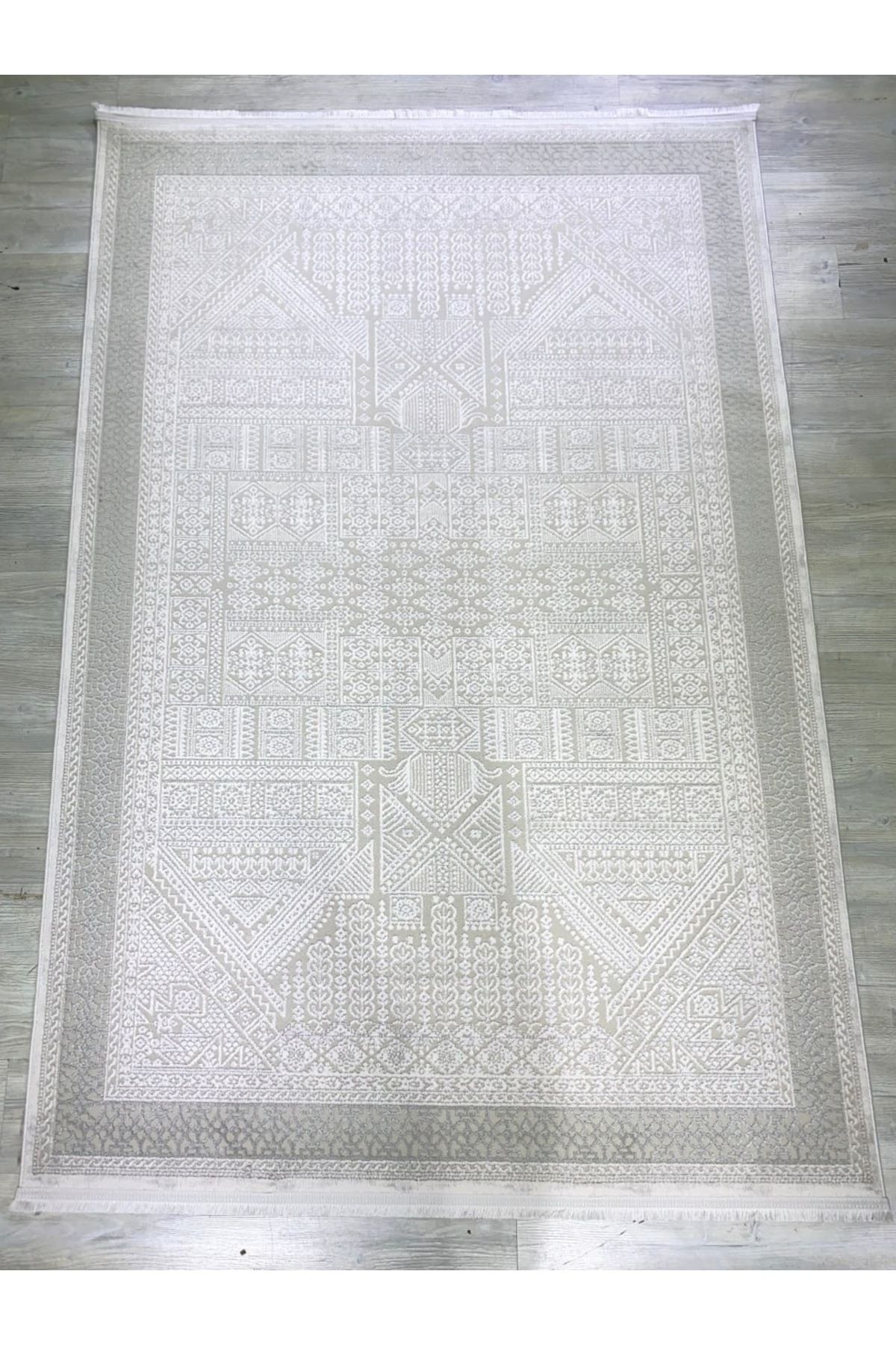 Elfin LOREZ EMSALİ İPEKSİ YÜN TUŞELİ TRİKO AKRİLİK OTURMA ODASI VE SALON HALISI