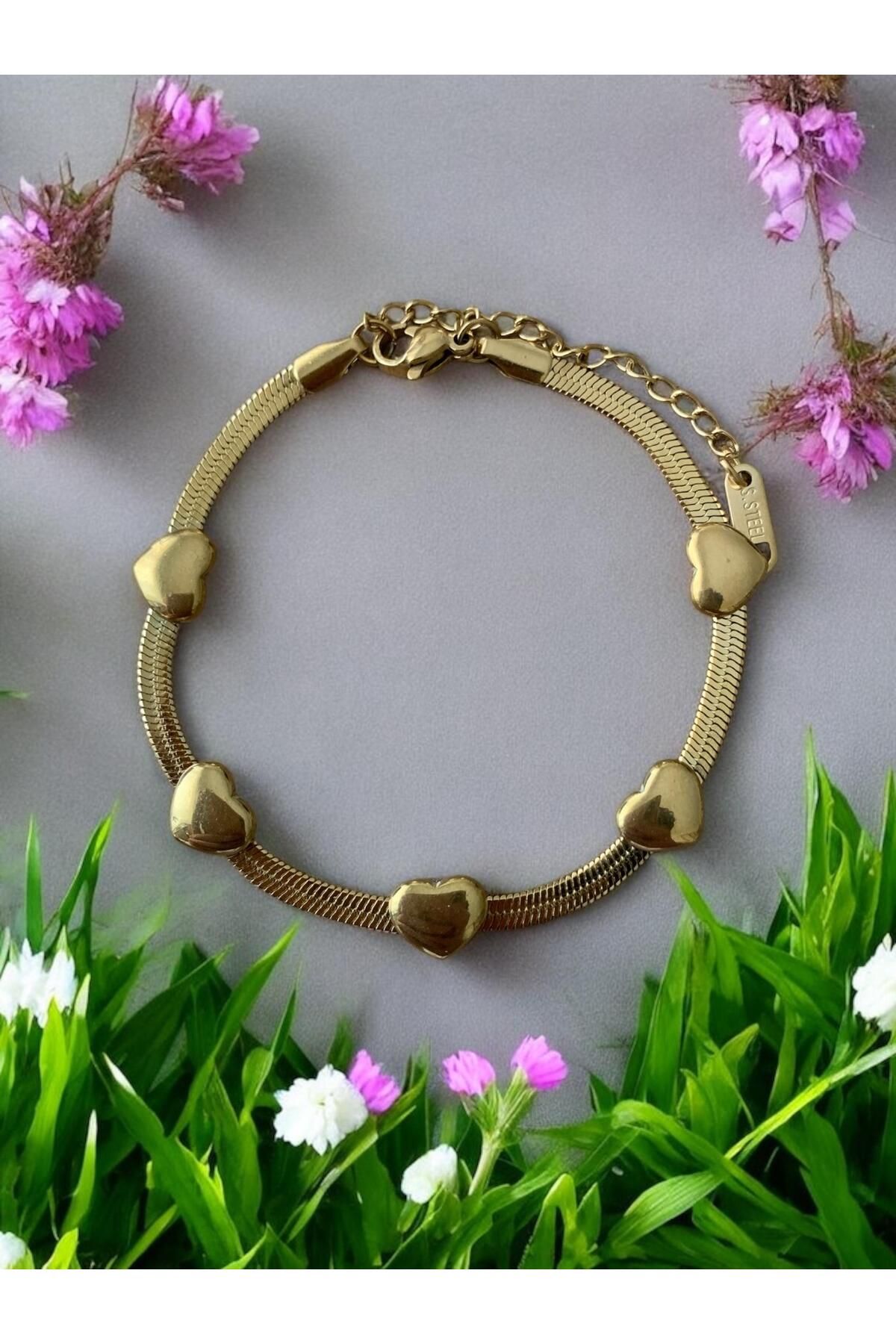 Constanza Exclusive Kalpli İtalyan Model Paslanmaz Çelik Bileklik