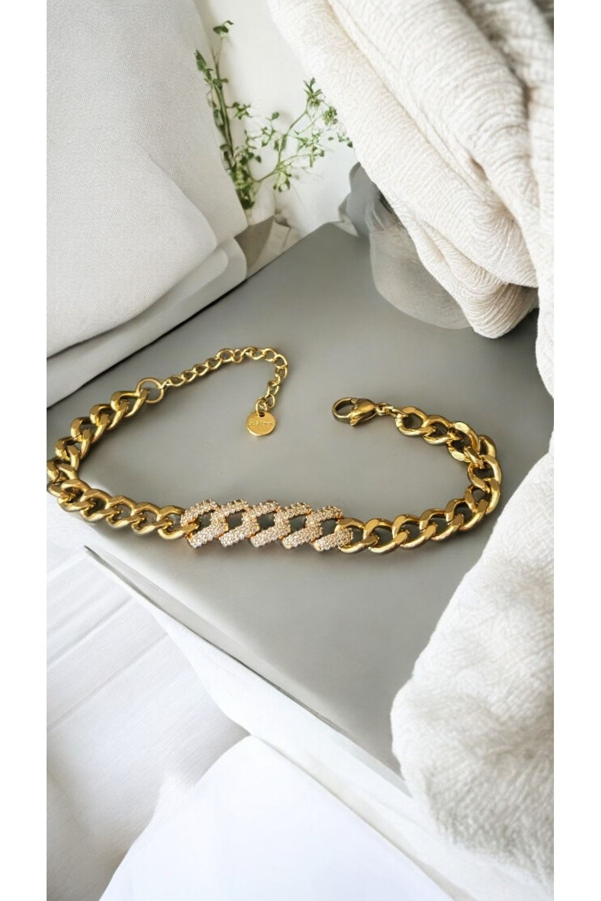 İNN JEWELLERY Çelik Bileklik Kararmaz Antialerjik Gurmet Figürlü (2 Yıl İthalatçı Garantili)