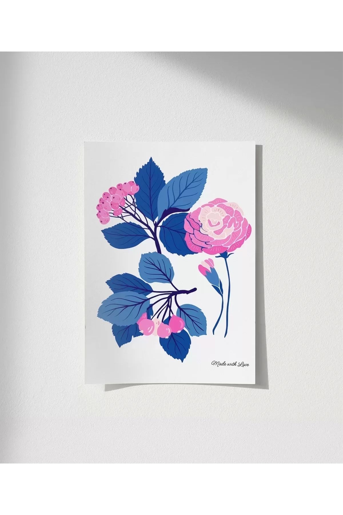 VOGLOO Çerçevesiz Poster Romantik Dokunuş