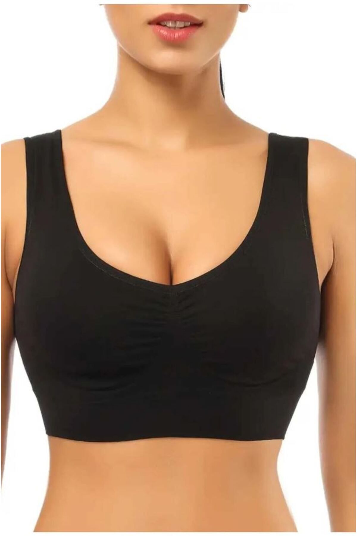 F&W FİT WOMEN TOPARLAYAN İNCELTEN Kalın Askılı Pedsiz Büstiyer KORSESİ SEAMLESS