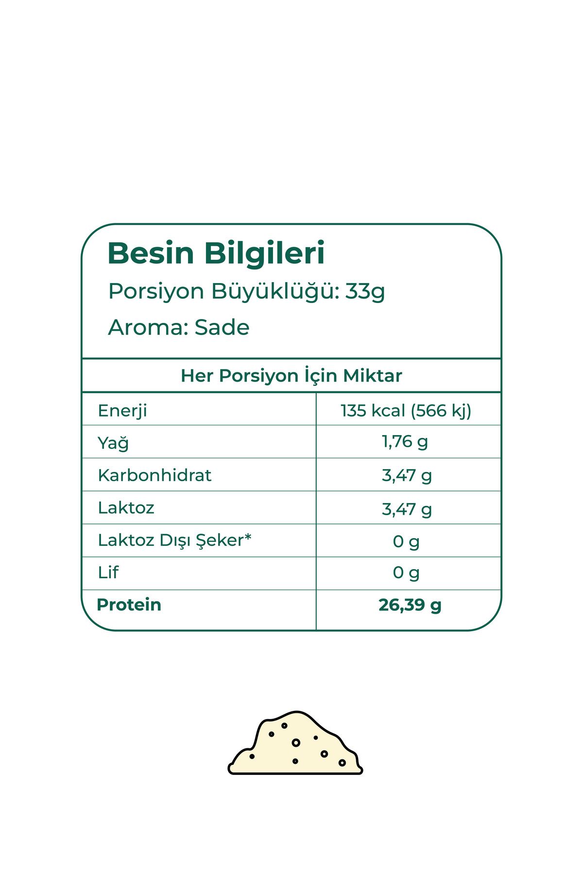 yeşilmarka-Natural Whey Protein Powder - Simple 748g 3