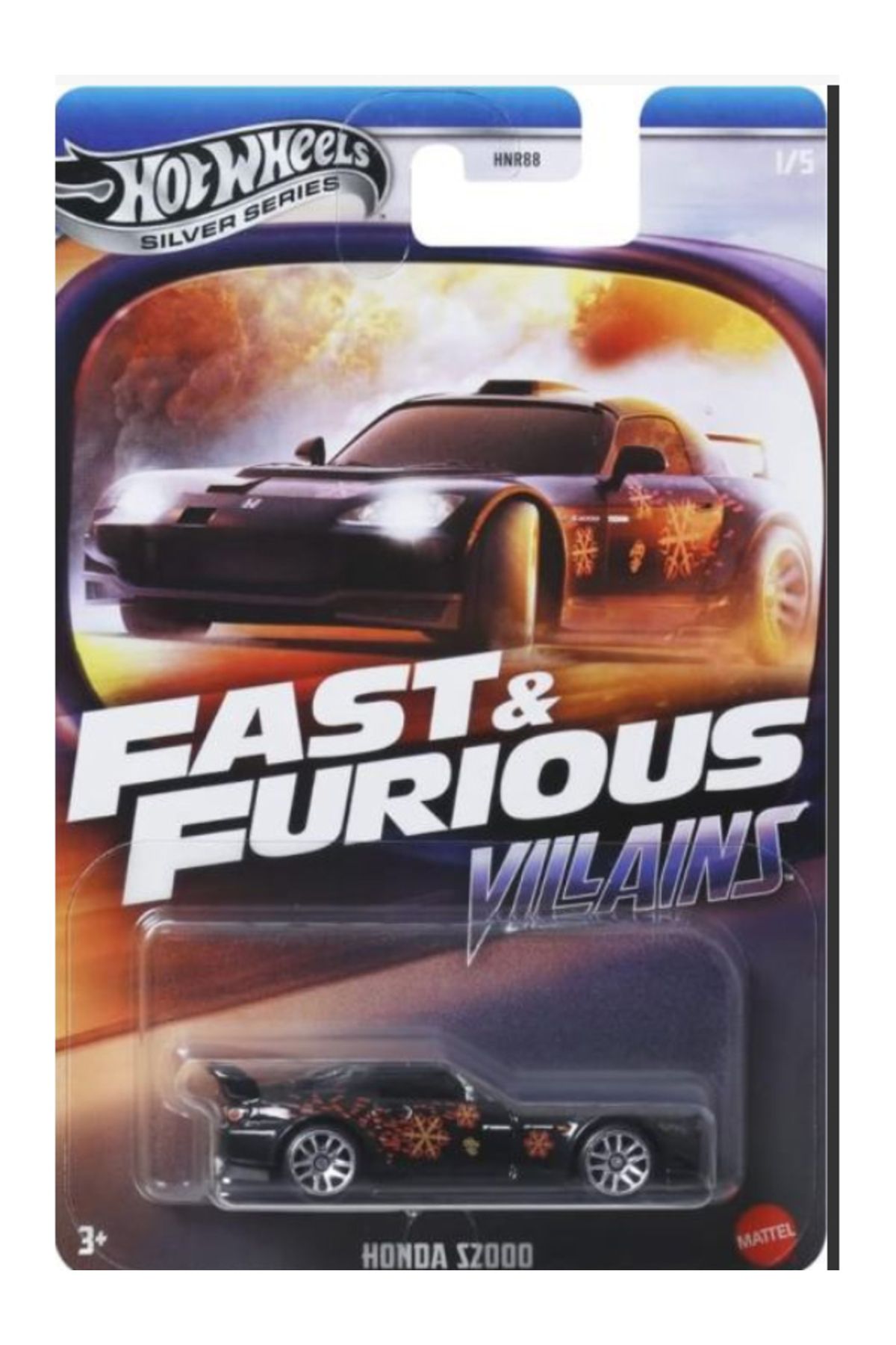 HOT WHEELS Fast & furious Honda S2000, 1/64