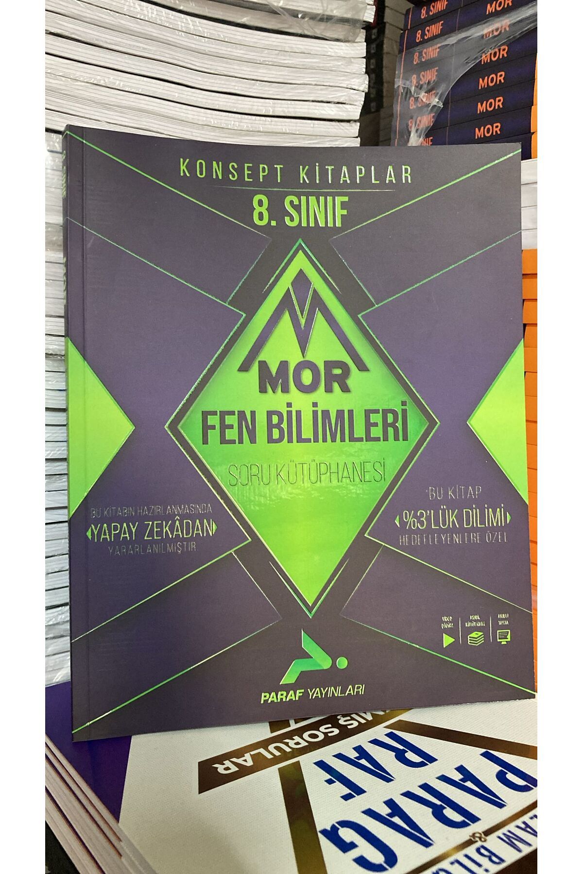 Yanıt Yayınları MOR 8 FEN SORU BANKASI 2025
