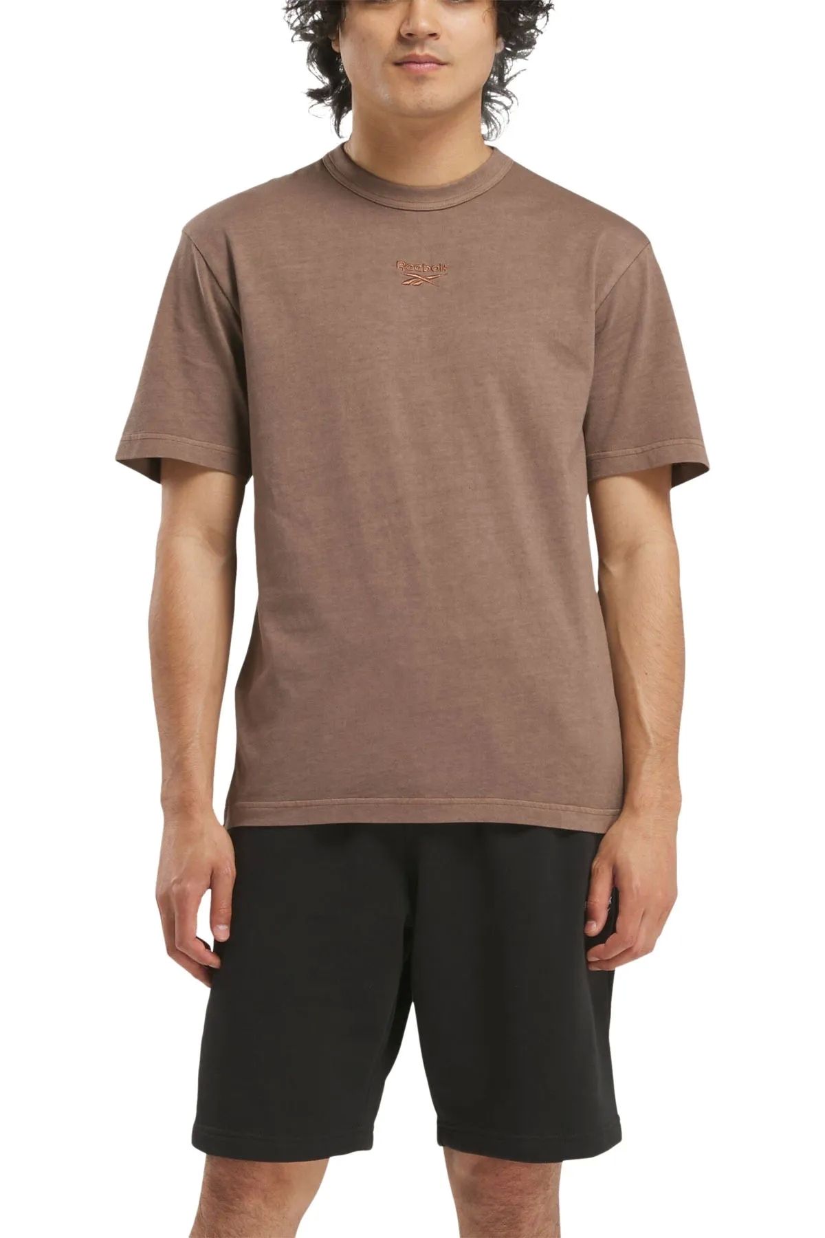 Reebok RL Washed Tee T-Shirt Kahverenci