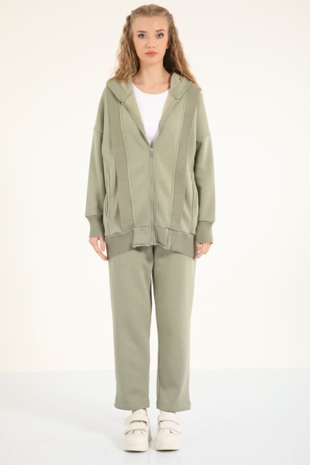 Suede Style 5378 - 3 İplik Triko Ribanalı Spor Rahat-Şık Takım