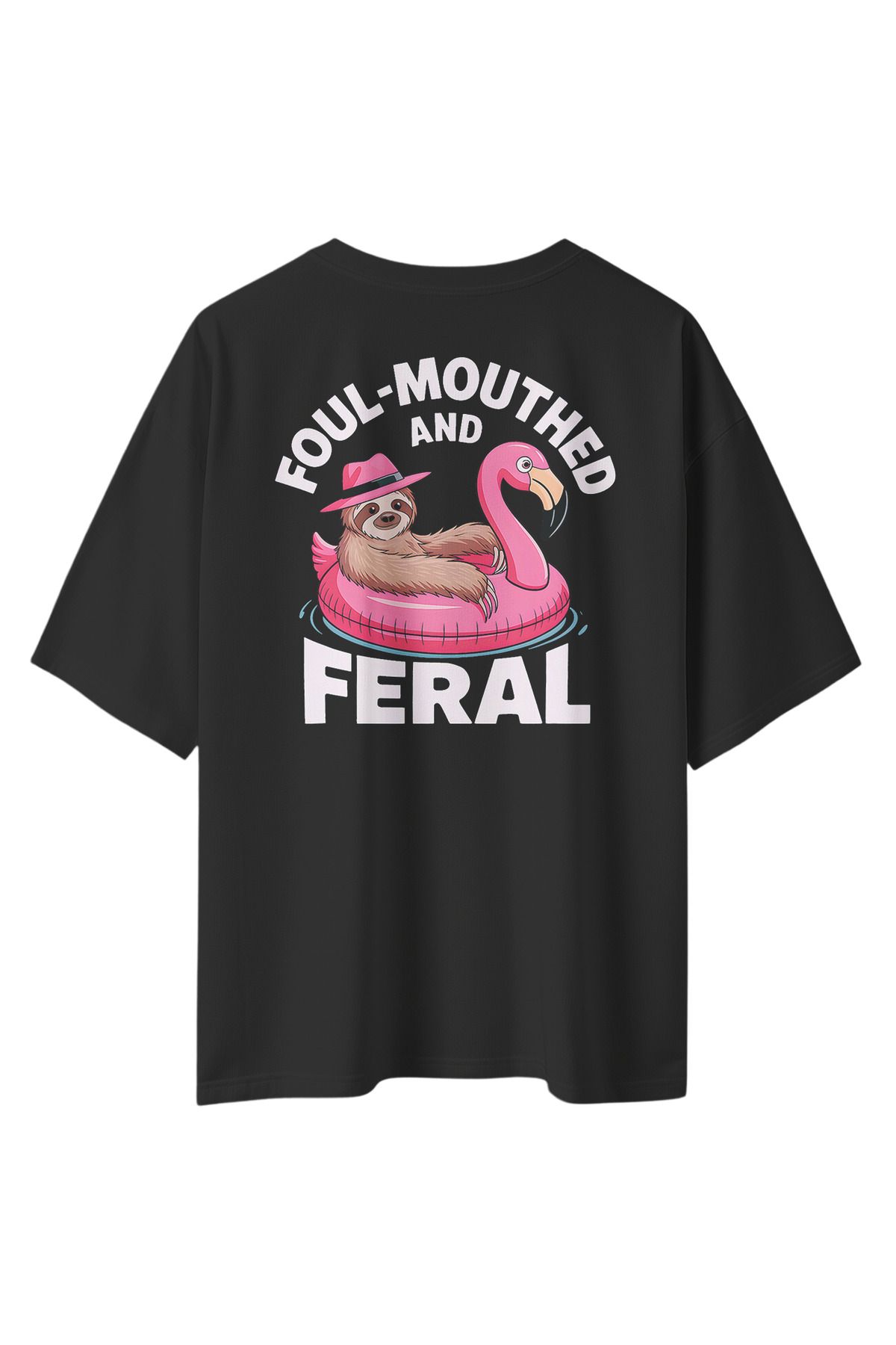 Wabizon Feral - Oversize / Geniş Kesim Baskılı %100 Pamuklu T-shirt | Unisex