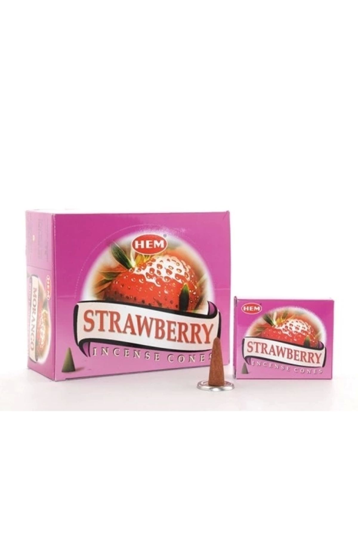PRATİKOBA Strawberry Aromalı Konik Tütsü
