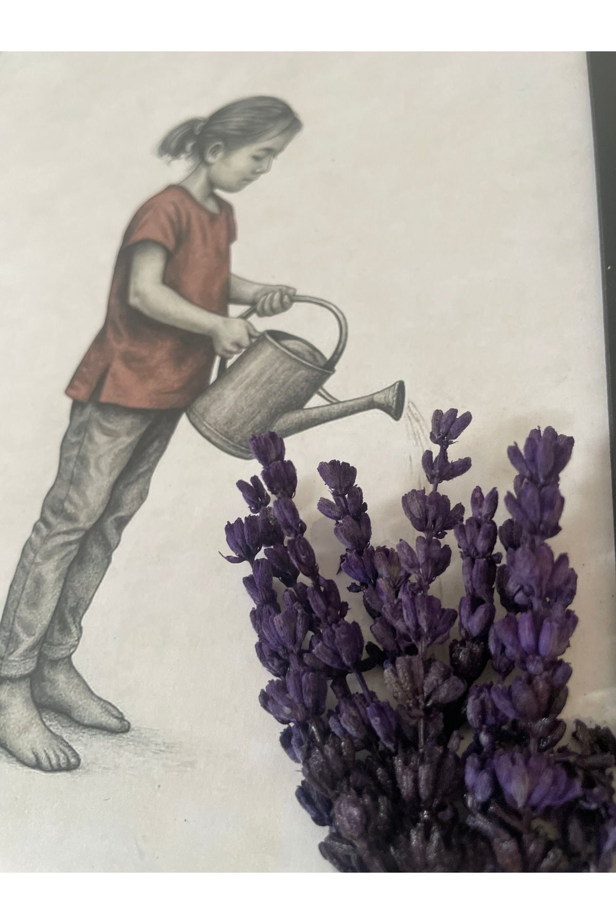 mgdesingart Lavanta Bahçesi – El Yapımı Duygusal Tablo