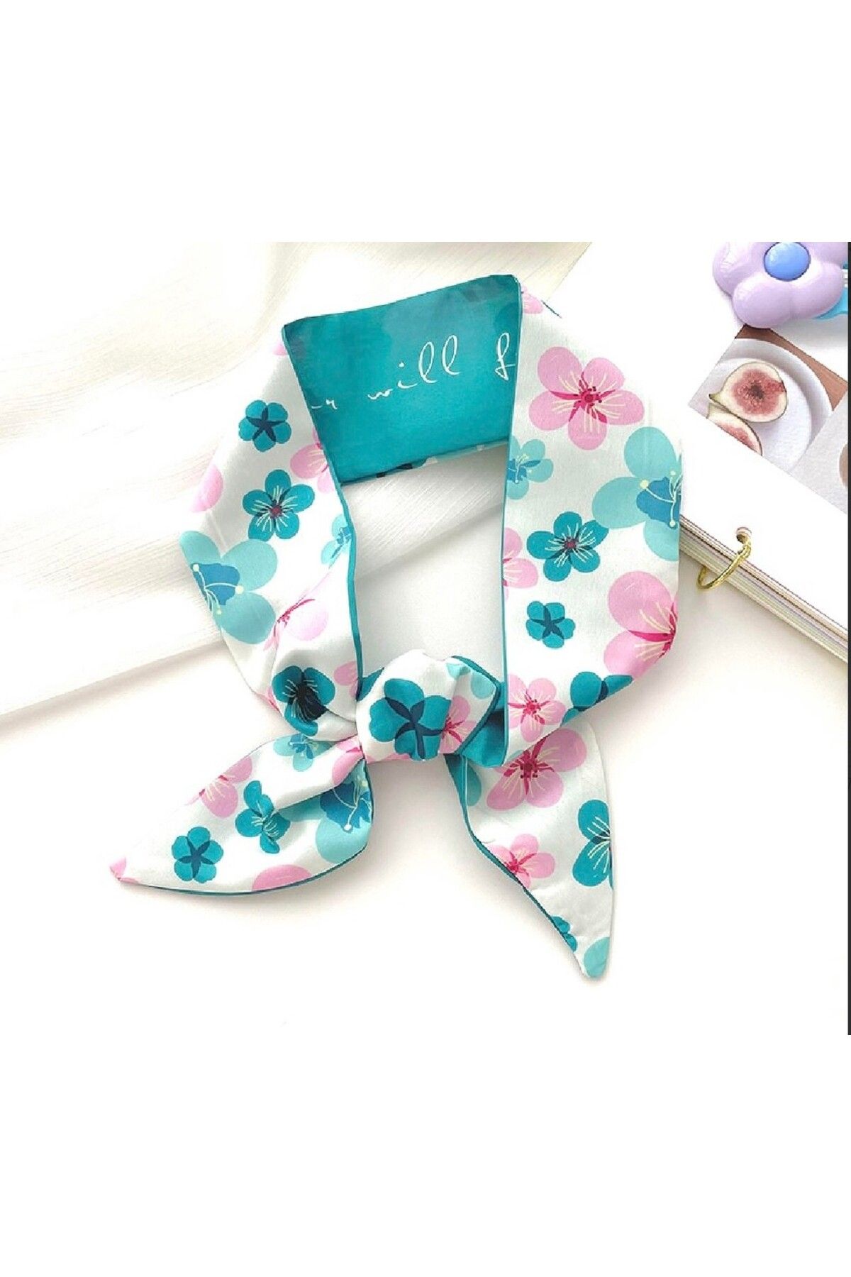 CHARMLUCKY RENKLİ DESENLİ FULAR