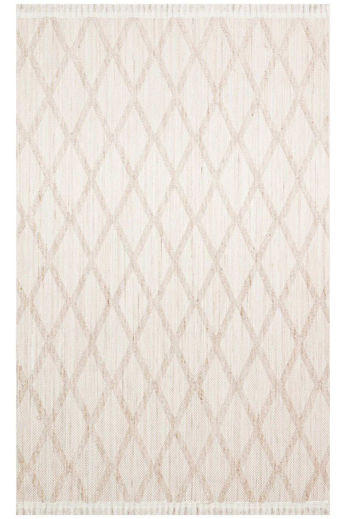 Halımax Eko Halı Cozy CZY 04 Beige Bukle Hav Toz Vermez Modern Örgü Dokuma Makine Halısı