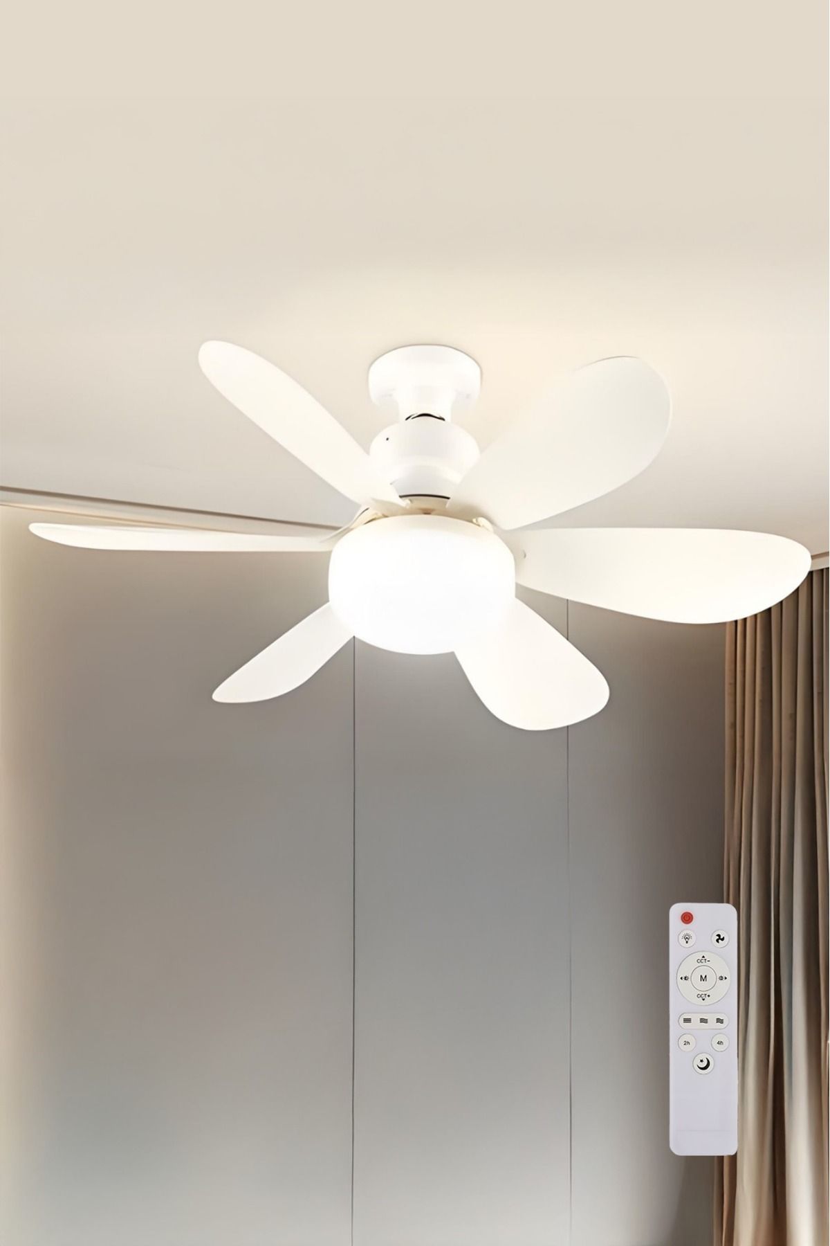 JOYSIDEA | Led Işıklı Uzaktan Kumandalı Tavan Vantilatörü Qysf-300