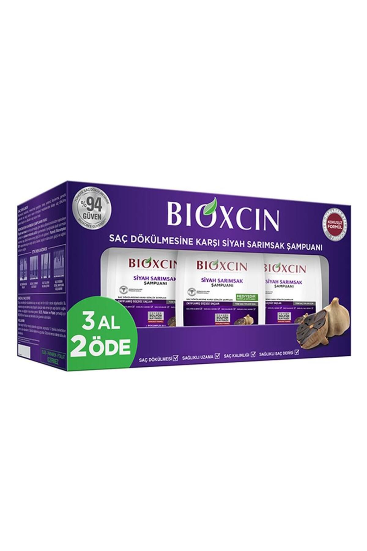 Bioxcin Saç Dökülmesine Karşı Siyah Sarımsak Şampuanı 300 ml