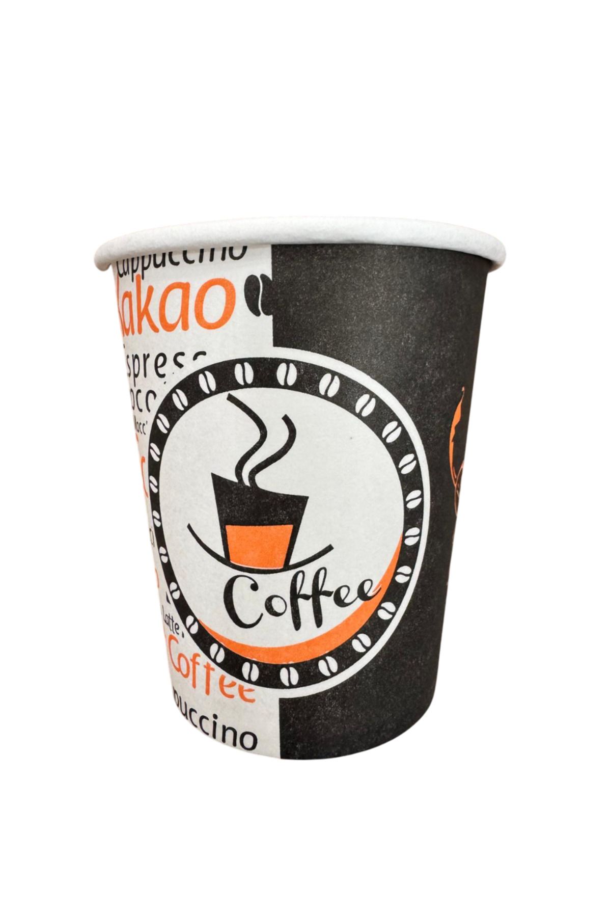 PRATİK SHOP 8 Oz Karton Bardak, Kahve - Çay Bardağı (100 adet)