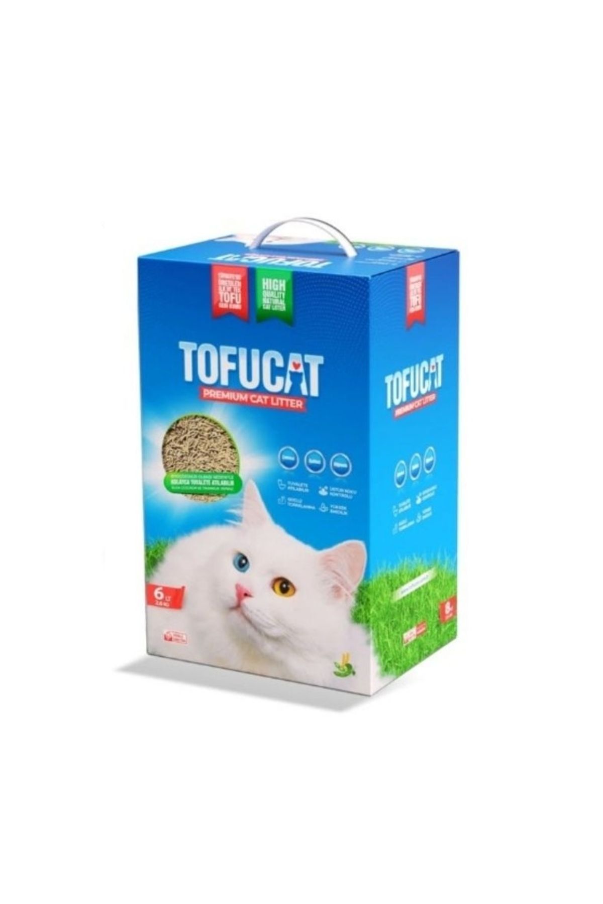 TofuCat Bitkisel Pelet Kedi Kumu 6 Litre