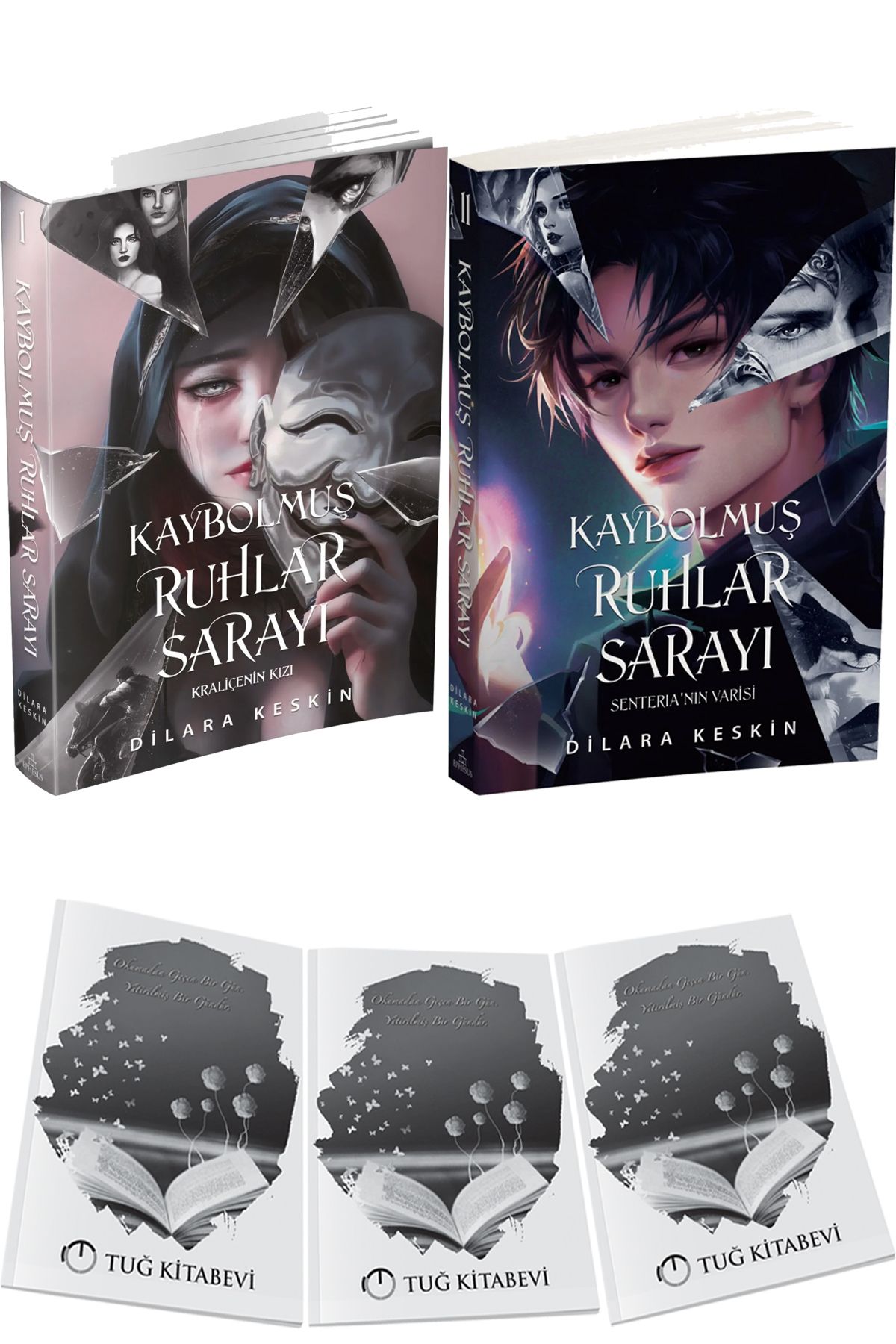 Ephesus Yayınları Kaybolmuş Ruhlar Sarayı 1-2 Ciltsiz Set Dilara Keskin + Hediyeli