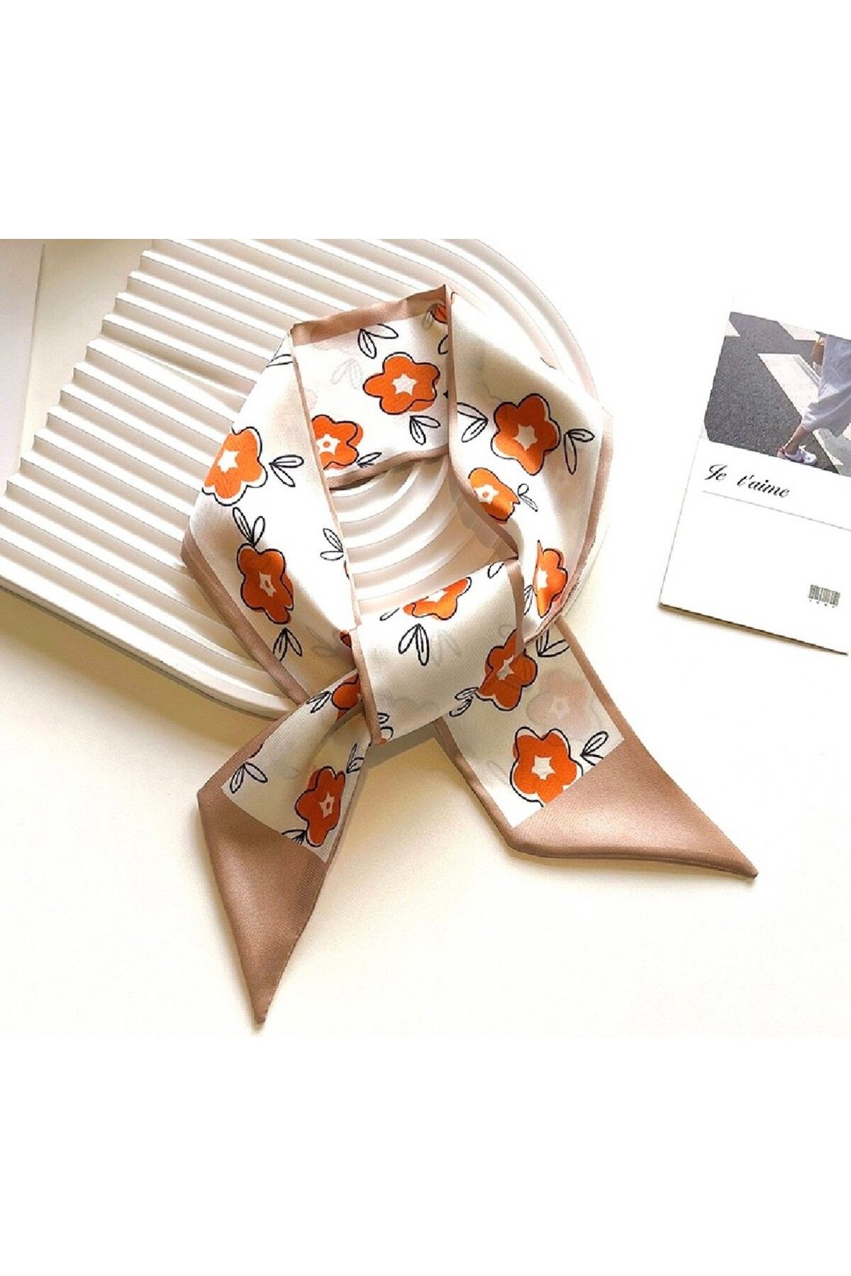CHARMLUCKY RENKLİ DESENLİ FULAR